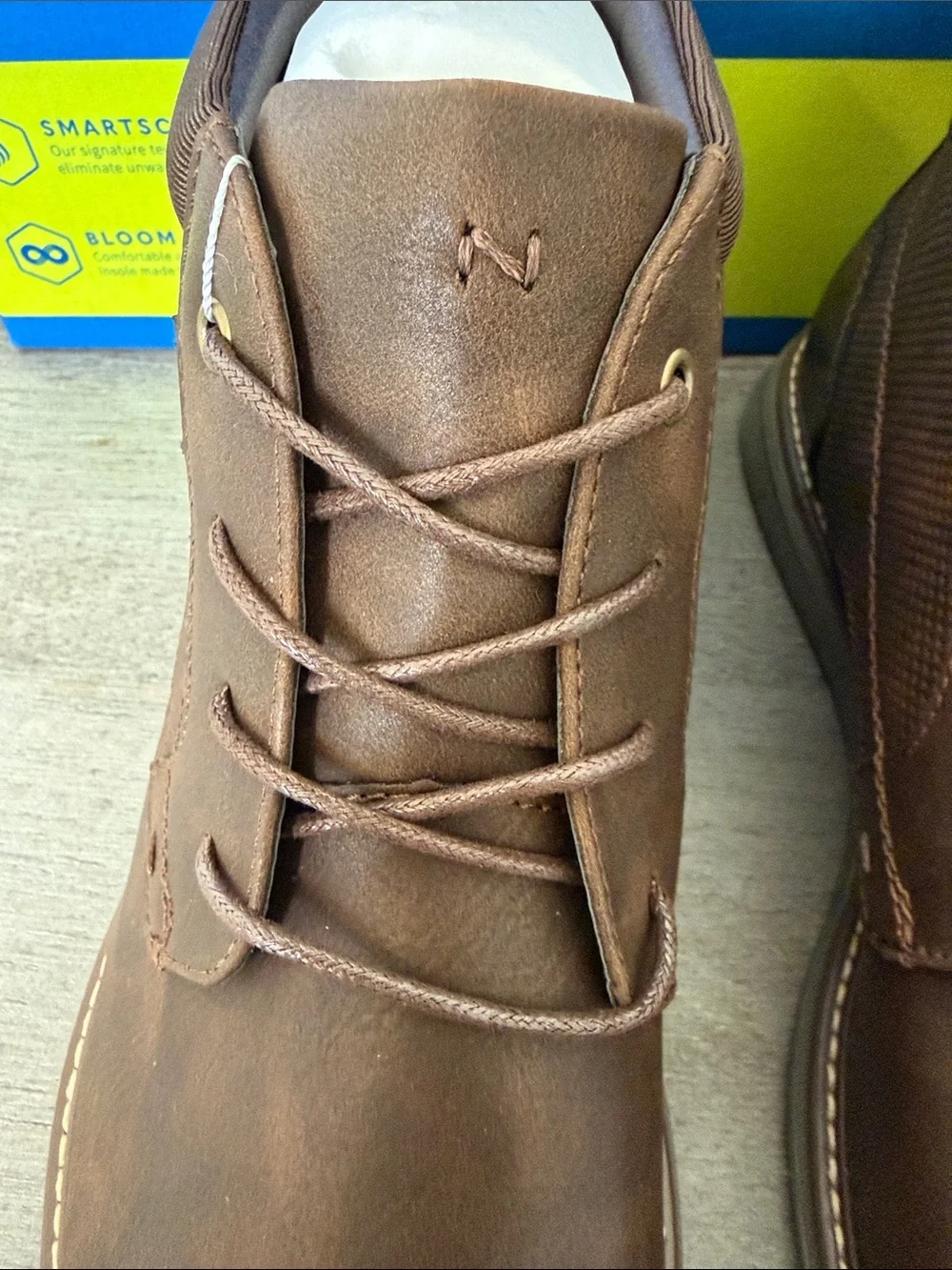 Nunn Bush Men's Brown Leather Chase PT Boot - Lace-Up Casual
